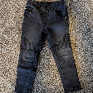 4T Art Class Moto Jeans Black